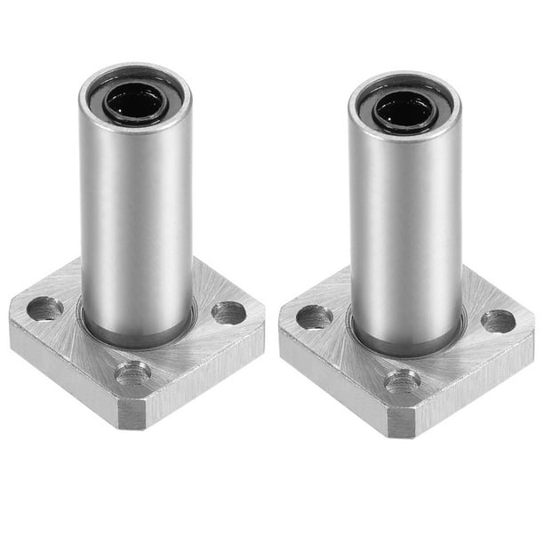 Extra Long Motion Bushing with Square Mount Hole Square Flange Linear Ball Bearings 6mm